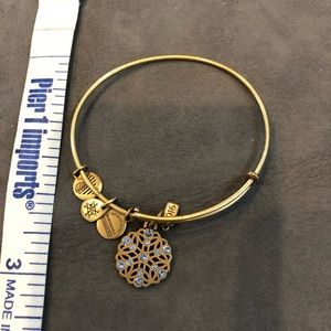 Alex and Ani Snowflake 2016 Gold